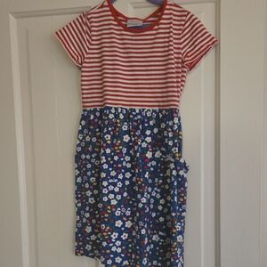 Hanna Andersson Striped and Floral Kids Dress
